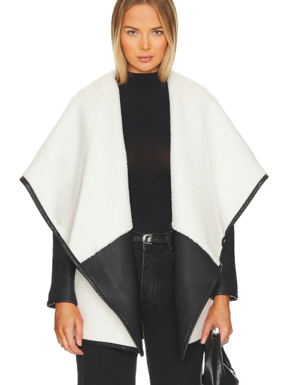 REVOLVE | SPANX | Long Wrap Jacket | Very Black Snow Size | XL | Retail $481